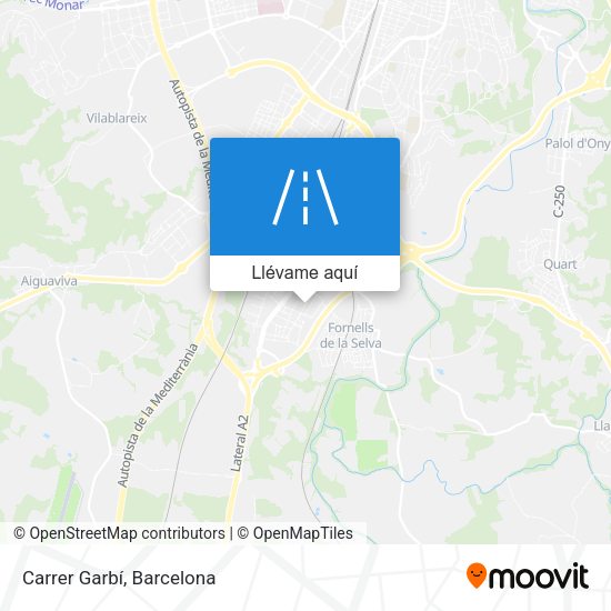 Mapa Carrer Garbí