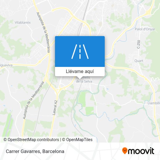 Mapa Carrer Gavarres