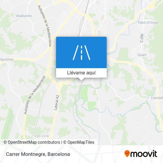 Mapa Carrer Montnegre