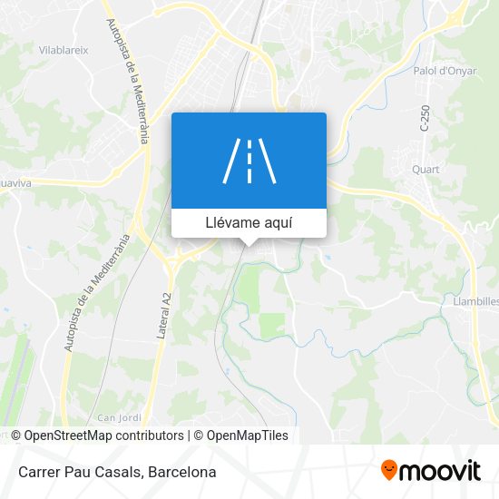 Mapa Carrer Pau Casals