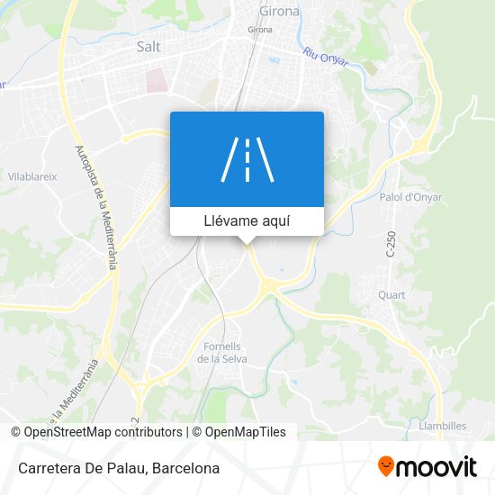 Mapa Carretera De Palau
