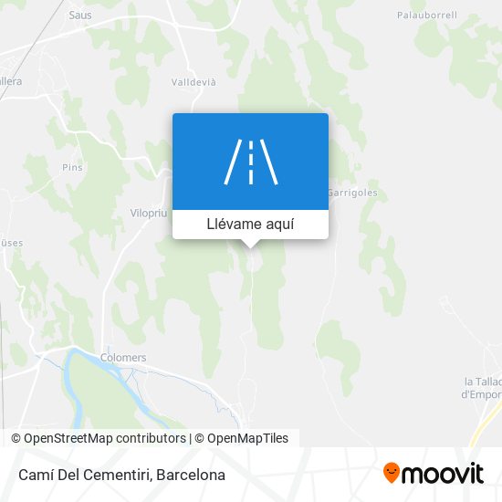 Mapa Camí Del Cementiri