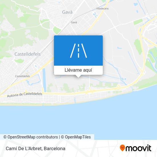 Mapa Camí De L'Arbret