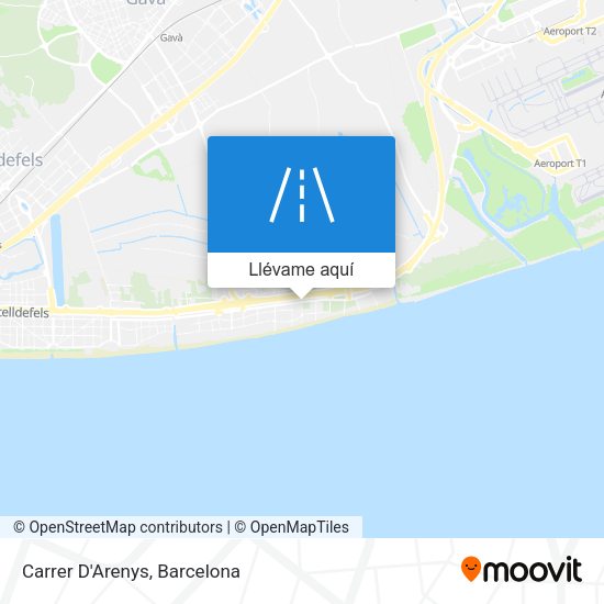 Mapa Carrer D'Arenys