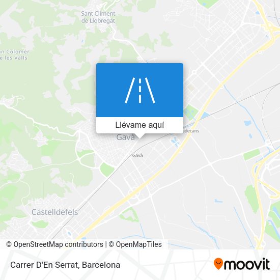 Mapa Carrer D'En Serrat