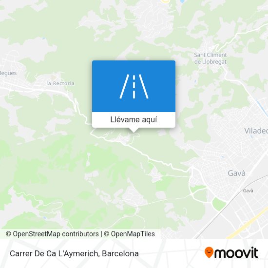 Mapa Carrer De Ca L'Aymerich