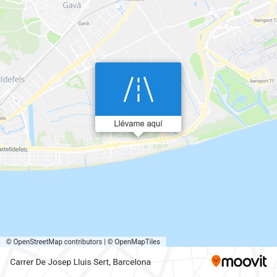 Mapa Carrer De Josep Lluis Sert