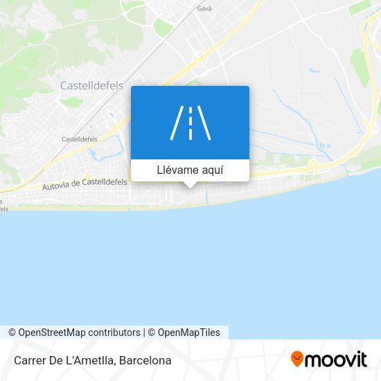 Mapa Carrer De L'Ametlla