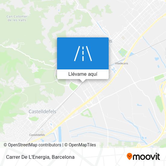 Mapa Carrer De L'Energia