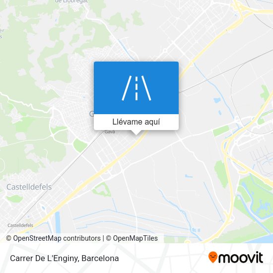 Mapa Carrer De L'Enginy