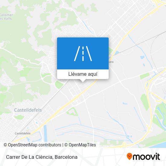 Mapa Carrer De La Ciència