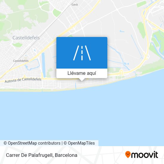 Mapa Carrer De Palafrugell