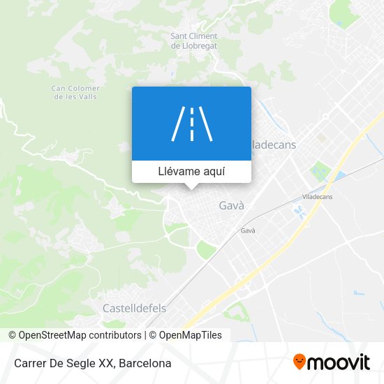 Mapa Carrer De Segle XX