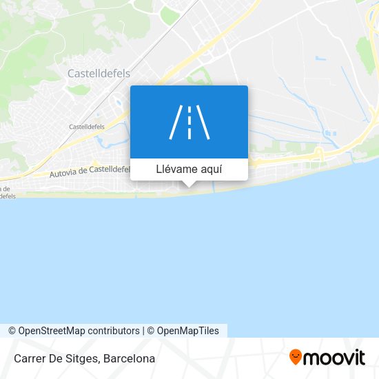 Mapa Carrer De Sitges