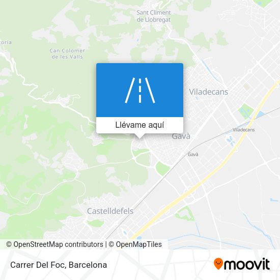 Mapa Carrer Del Foc
