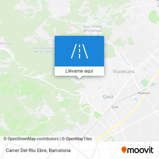 Mapa Carrer Del Riu Ebre