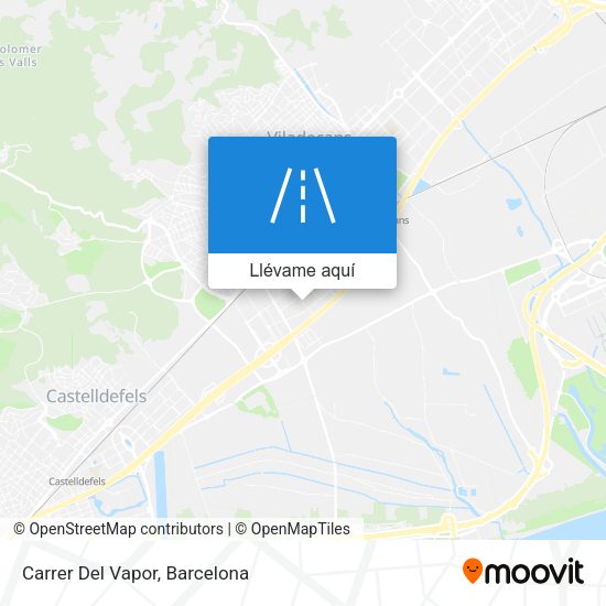 Mapa Carrer Del Vapor