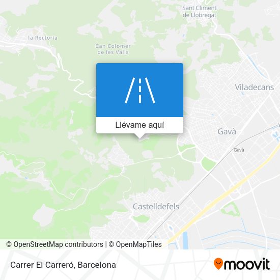 Mapa Carrer El Carreró