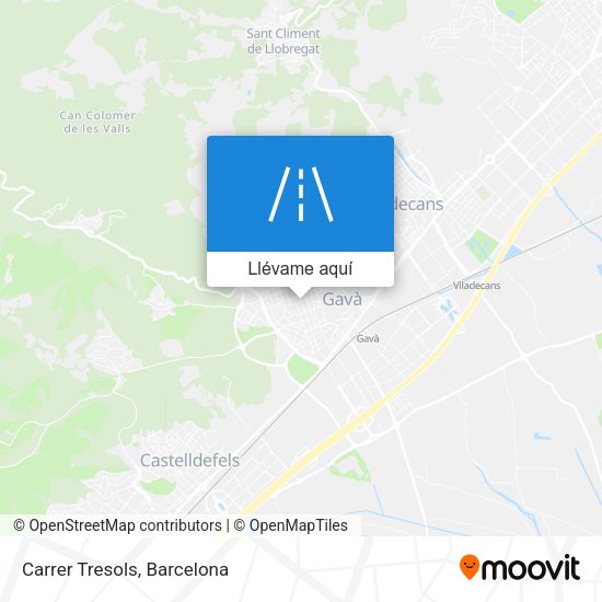 Mapa Carrer Tresols