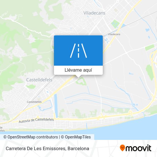 Mapa Carretera De Les Emissores