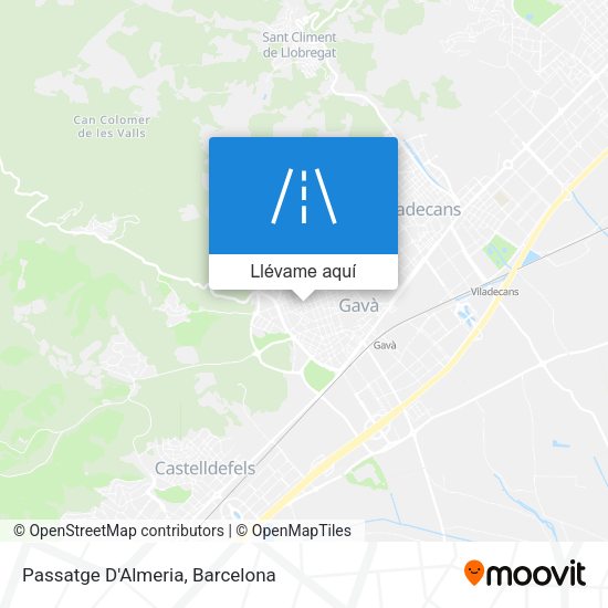 Mapa Passatge D'Almeria