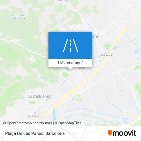 Mapa Plaça De Les Panes