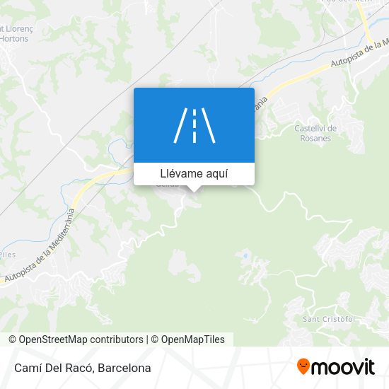 Mapa Camí Del Racó