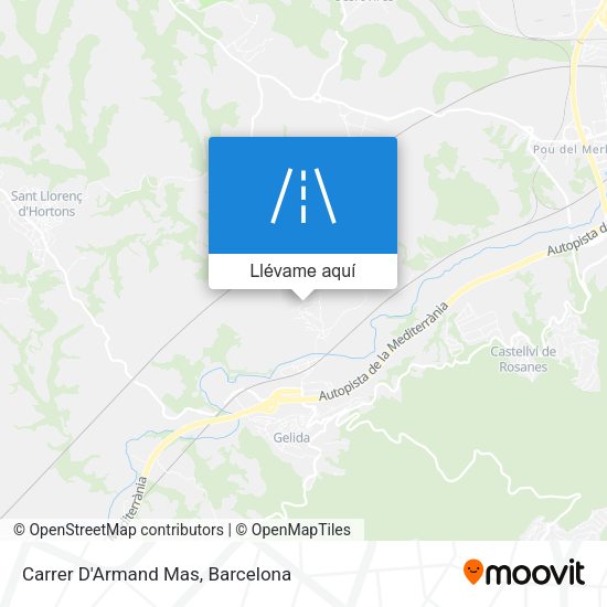 Mapa Carrer D'Armand Mas