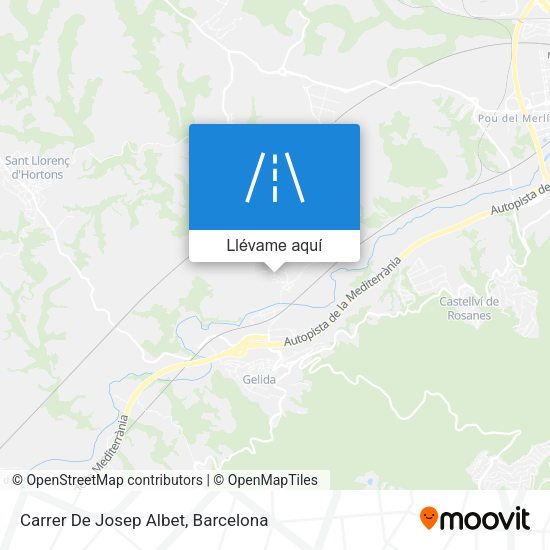 Mapa Carrer De Josep Albet