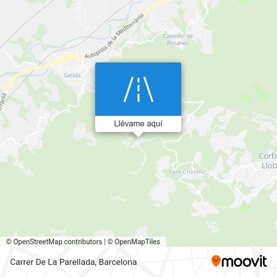 Mapa Carrer De La Parellada
