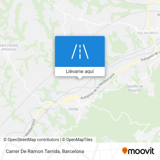 Mapa Carrer De Ramon Tarrida