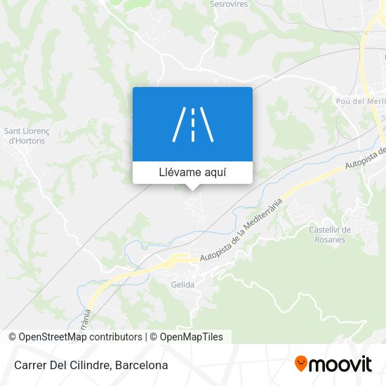 Mapa Carrer Del Cilindre