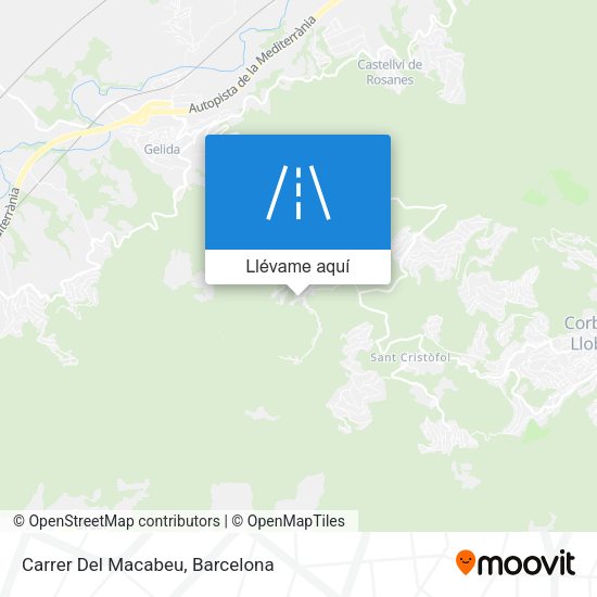 Mapa Carrer Del Macabeu