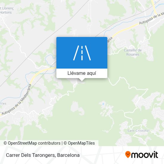 Mapa Carrer Dels Tarongers