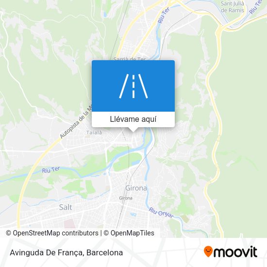 Mapa Avinguda De França