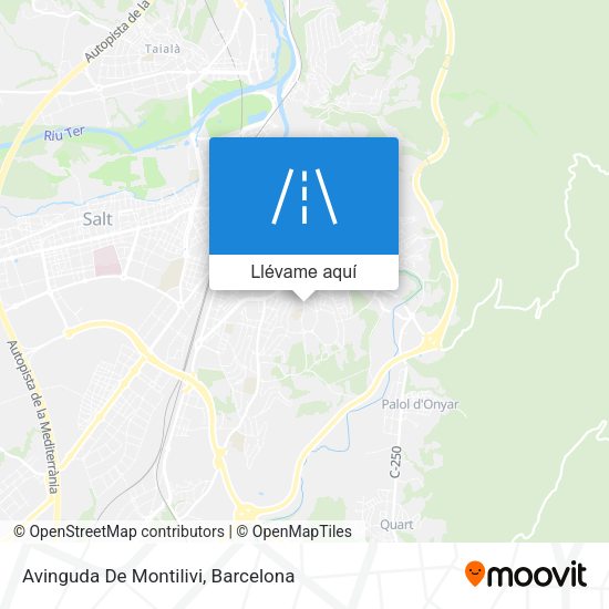 Mapa Avinguda De Montilivi