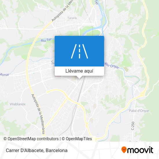 Mapa Carrer D'Albacete