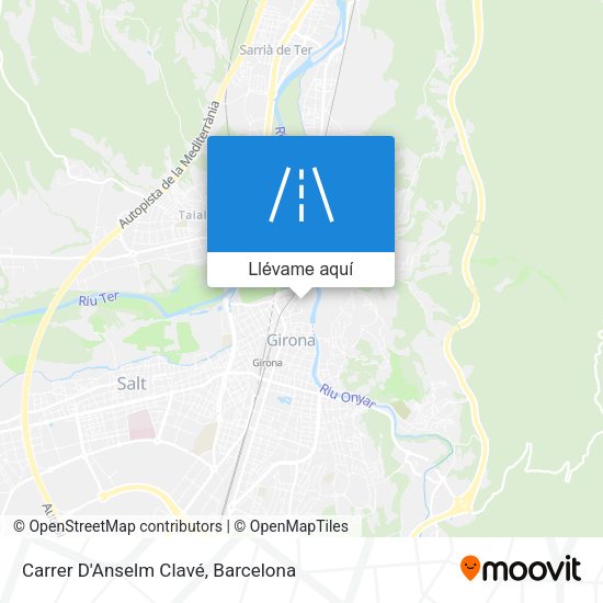 Mapa Carrer D'Anselm Clavé
