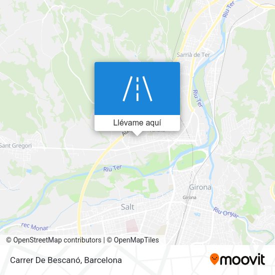 Mapa Carrer De Bescanó