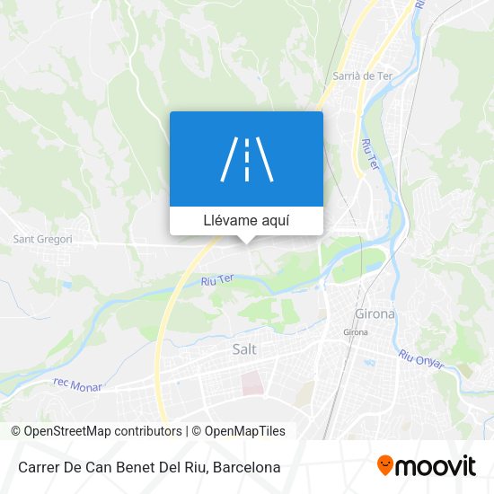 Mapa Carrer De Can Benet Del Riu
