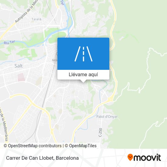 Mapa Carrer De Can Llobet