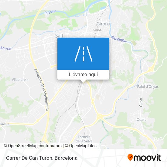 Mapa Carrer De Can Turon