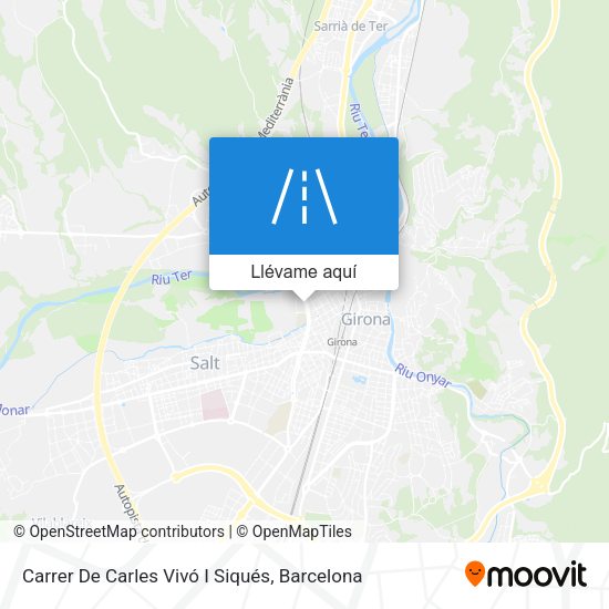 Mapa Carrer De Carles Vivó I Siqués