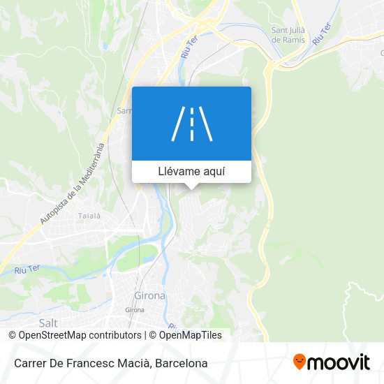 Mapa Carrer De Francesc Macià