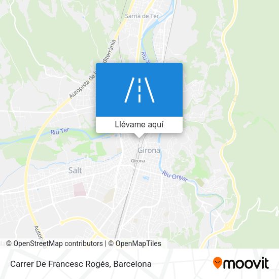 Mapa Carrer De Francesc Rogés