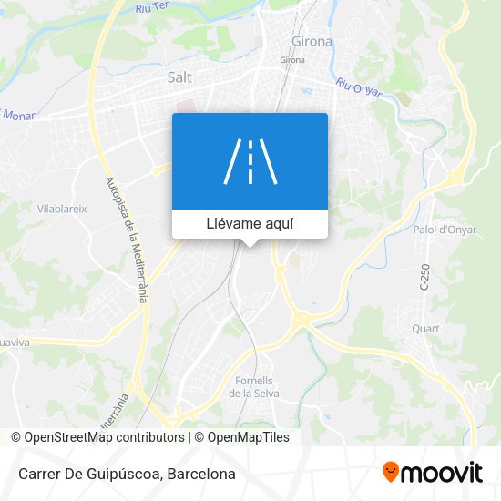 Mapa Carrer De Guipúscoa