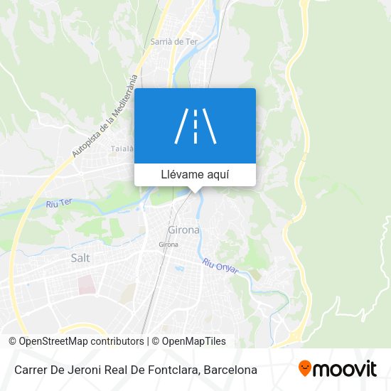 Mapa Carrer De Jeroni Real De Fontclara