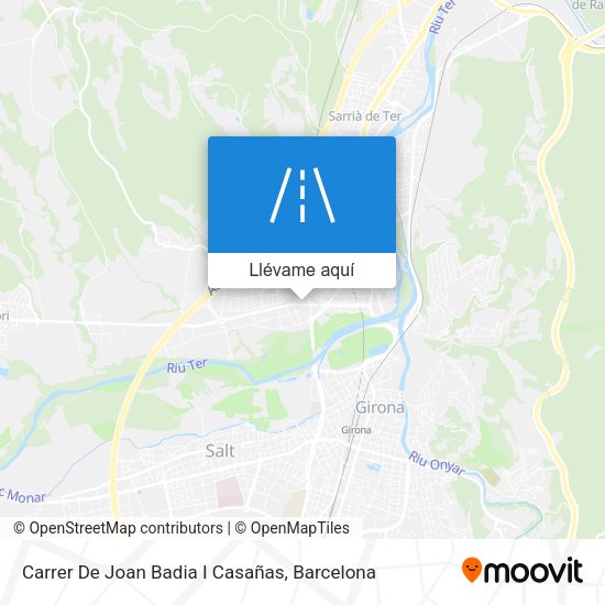 Mapa Carrer De Joan Badia I Casañas