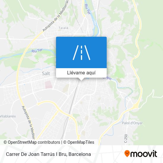 Mapa Carrer De Joan Tarrús I Bru