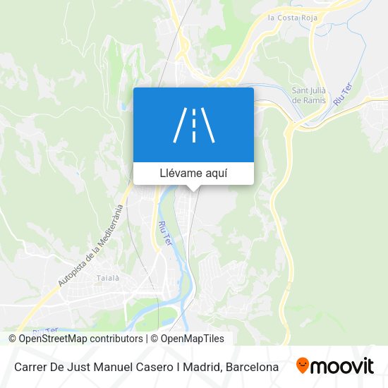 Mapa Carrer De Just Manuel Casero I Madrid